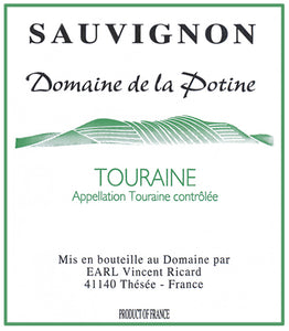 Touraine Sauvignon, Domaine de la Potine 2023