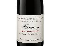 Mercurey Rouge "Les Montots", Domaine de Villaine 2022