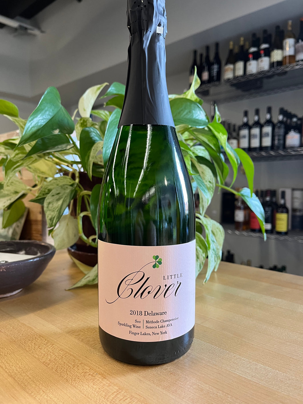 Little Clover Wine Company Sparkling Delaware, Seneca Lake 2018