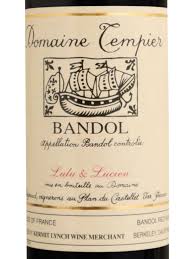 Bandol Rouge, Domaine Tempier 2022