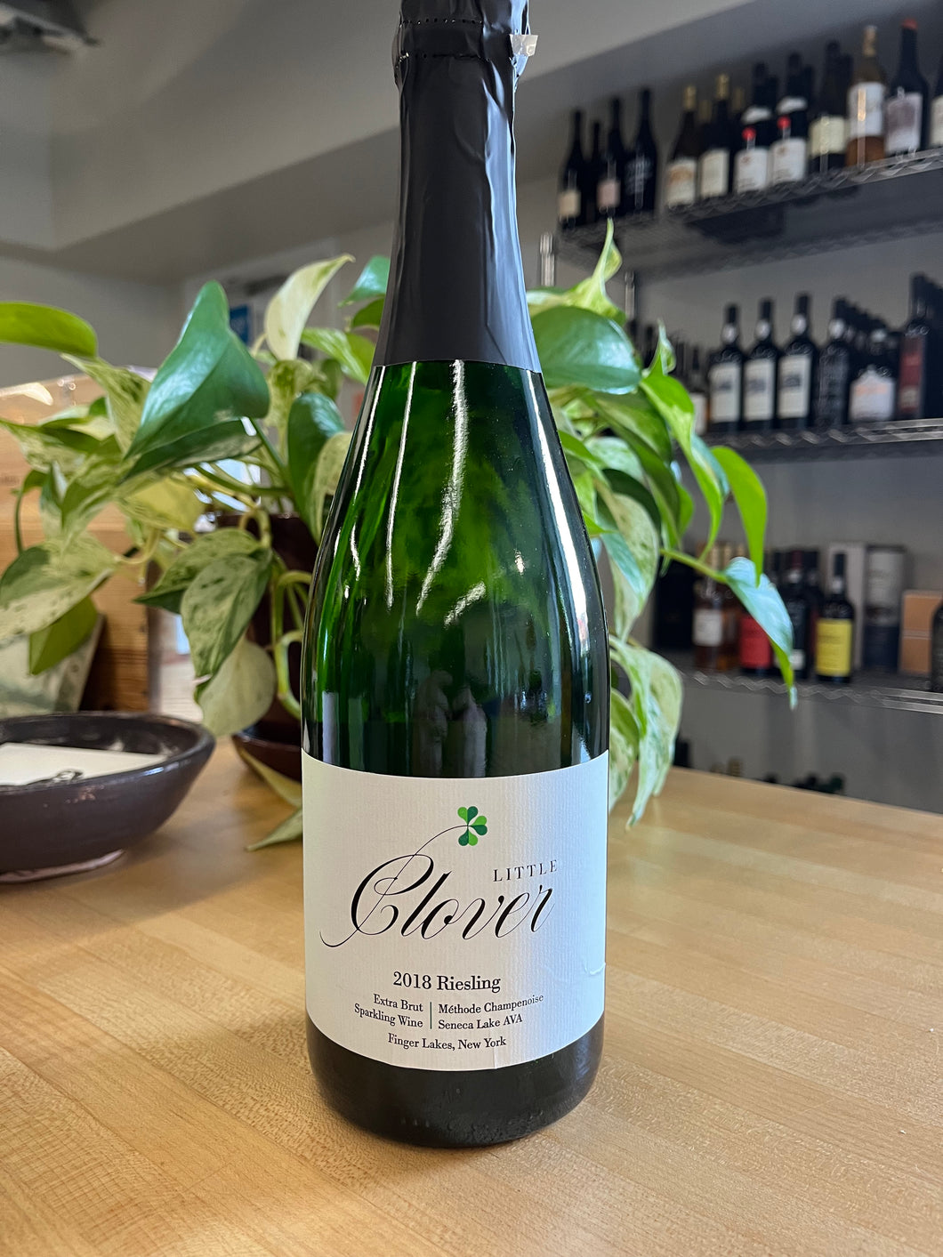 Little Clover Wine Company Sparkling Riesling, Seneca Lake 2018