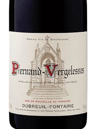 Pernand-Vergelesses Rouge, Dubreuil-Fontaine 2022