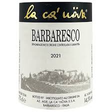Barbaresco, La Ca' Növa 2021