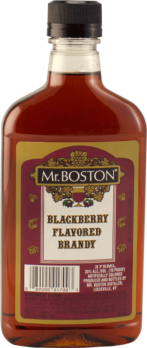 Mr. Boston Blackberry Flavored Liqueur (1L)
