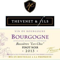 Bourgogne Rouge "Les Clos", Jean-Claude Thevenet 2021