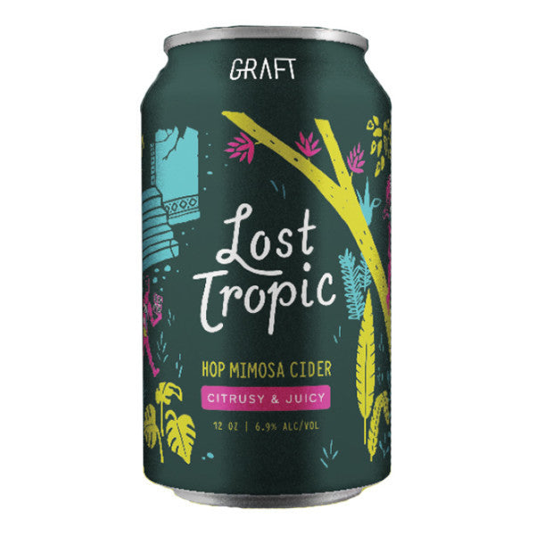 Lost Tropic Hop Mimosa Cider, Graft Cidery (12 oz. can)