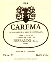 Carema "Etichetta Bianca", Ferrando 2016