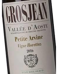 Vallée d'Aoste Petite Arvine "Rovettaz", Grosjean 2021