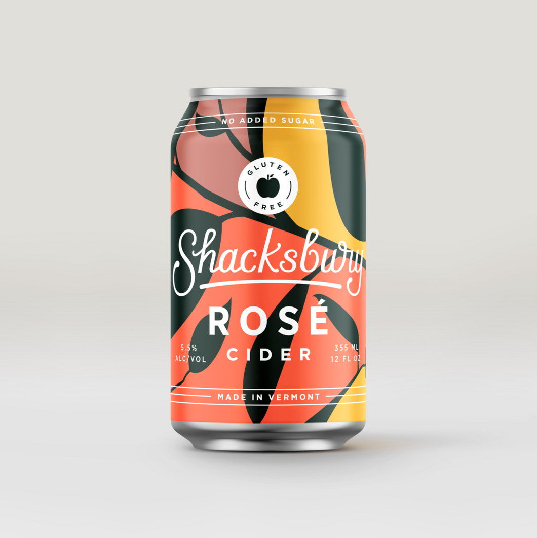 Rosé Cider, Shacksbury (12 oz can)