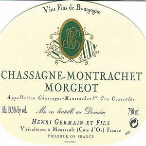 Chassagne-Montrachet Blanc 1er Cru "Morgeot", Germain 2018
