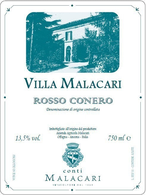 Rosso Conero, Villa Malacari 2017