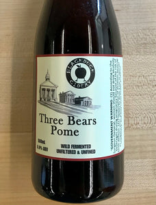 Blackduck Cidery, Three Bears Pome, 2019 (500ml)