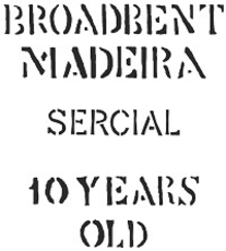 Madeira Sercial "10 Years Old", Broadbent NV