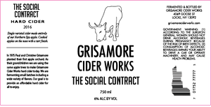 Grisamore Cider Works, The Social Contract