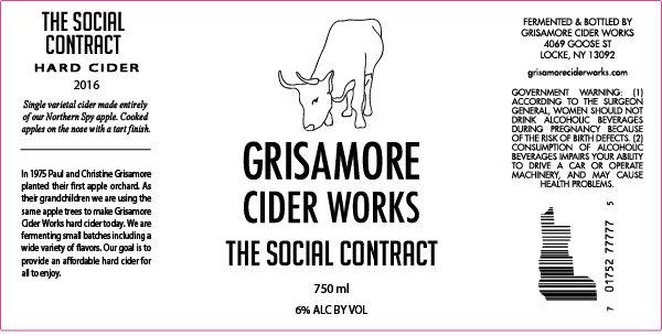 Grisamore Cider Works, The Social Contract