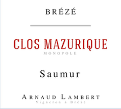 Saumur Rouge "Brézé- Clos Mazurique", Arnaud Lambert 2020