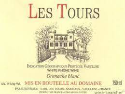 Vaucluse Grenache Blanc "Les Tours", Château Des Tours 2016