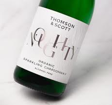Thomson & Scott "Noughty" Organic Sparkling Chardonnay Brut, Alcohol-Free NV