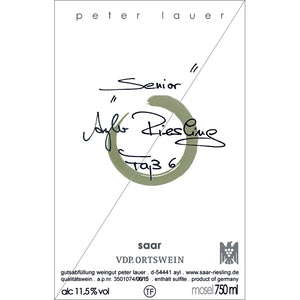 Peter Lauer Riesling Ayler "Fass 6, Senior", Saar 2020