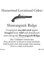 Aaron Burr Cidery Homestead Apple Cider "Shawangunk Ridge" 2021 (500ml)