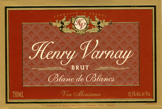 Henry Varnay Vin Mousseux/Blanc de Blancs Brut NV
