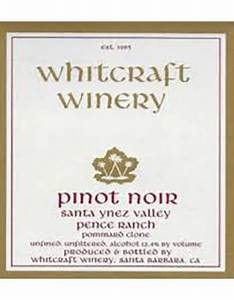 Whitcraft Pinot Noir 